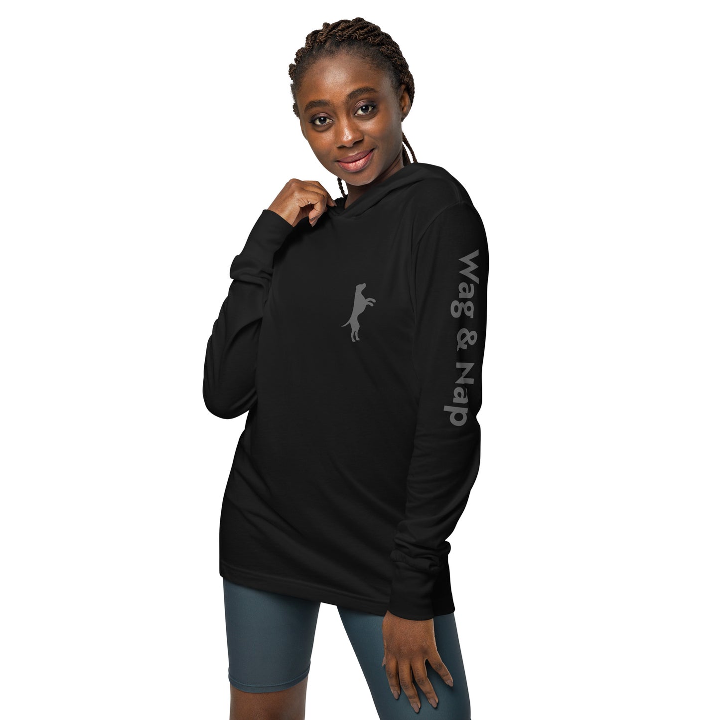 SUN Hooded long-sleeve tee